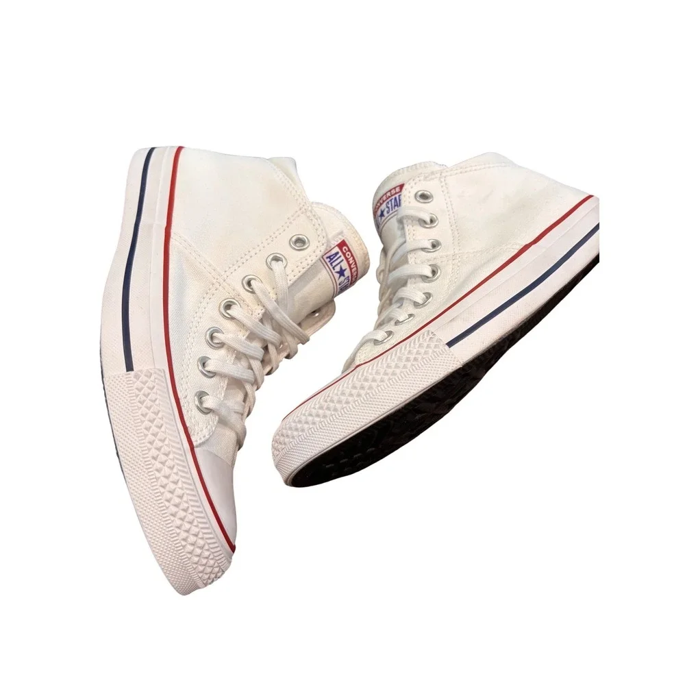 Converse Chuck Taylor All Star Madison Mid Top White‎ Canvas Sneakers 563511F 8W